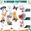 Hotop 36 Pads Cute Dog Sticky Notes Dog Notepads Bulk