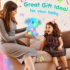BSTAOFY 12‘’ Musical Light Up Elephant Plush Toy Floppy LED