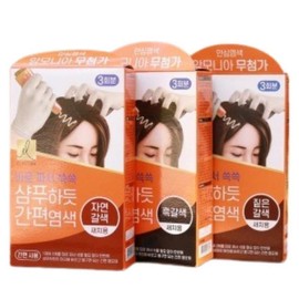 Easy dyeing like elastin shampoo 60g (dark brown) GRS / 엘라스틴 샴푸하듯 간편 염색 60g(짙은갈색)GRS