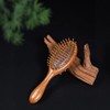 Ouliget Double Sided Sandalwood Air Bag Comb,Round Combs Teeth Gentle
