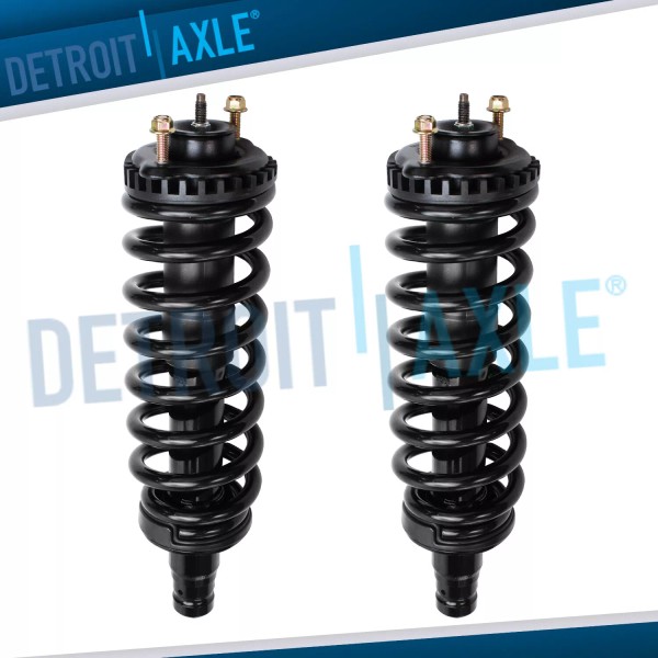 Detroit Axle Front Struts Coil Springs for Chevy Trailblazer EXT