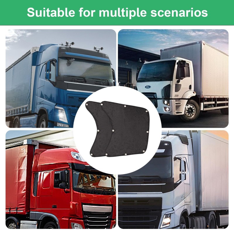 2pcs Side Window Sun Shade for Semi-Truck,Semi Truck Window Shades