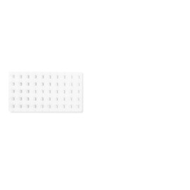 FindingKing 5 White 50 Slot Puff Earring Cards Showcase Display Tray Inserts