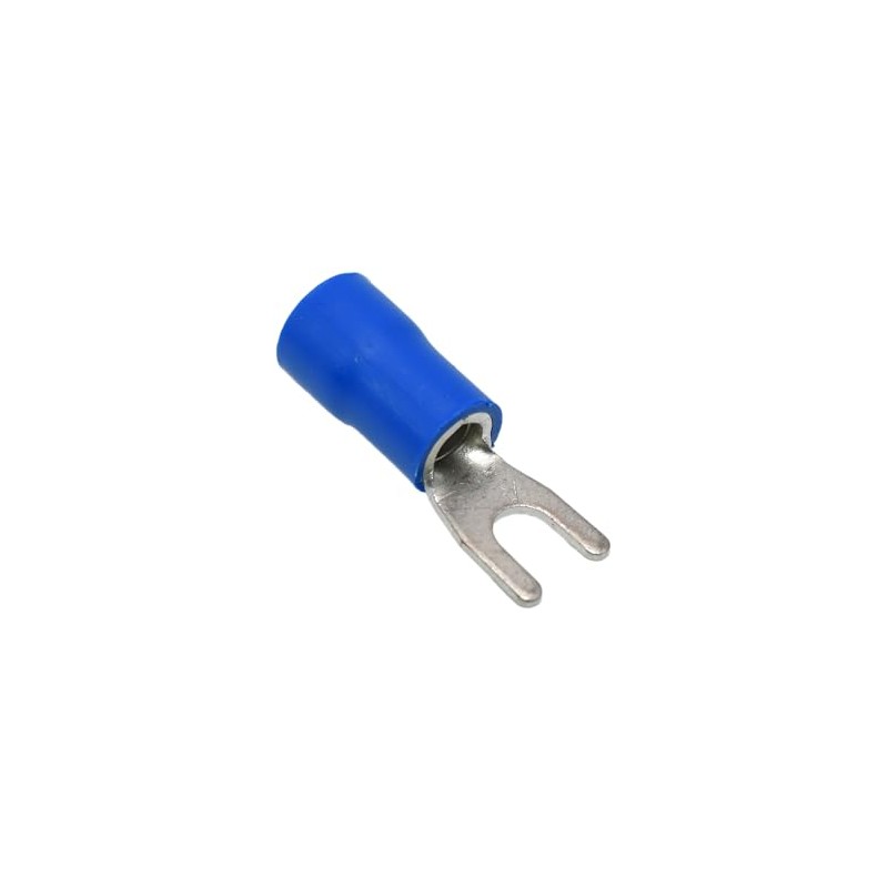 10PCS 6 AWG 5/16" Insulated Fork Crimp Connector 88A 600V