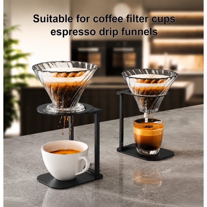 Foldable Coffee Drip Stand for Pour Over Brewing – Portable