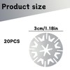 Thyonta 20 PCS Insulation Base Card Star Washers - Metal