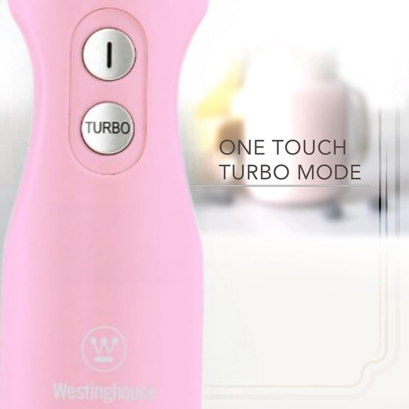 Westinghouse Hand Blender - 5-Speed Immersion Blender with Turbo Function,