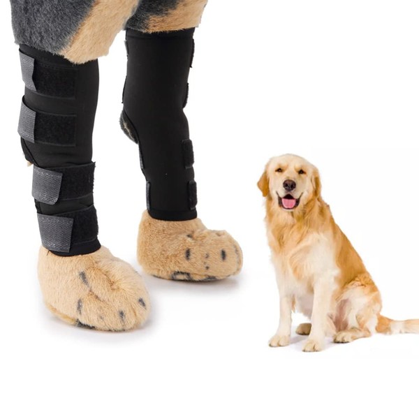 Dog Front Leg Brace, 1 Pair Dog Elbow Protector with