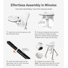 Funny Supply 3-in-1 Foldable High Chair, Portable & Convertible Baby