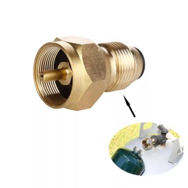 TECHTONGDA Portable Propane Refill Adapter Lp Gas Cylinder Tank Coupler Heater Connector