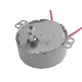 CHANCS Slow Speed Electric Motor TYC-50 110V 15-18RPM CW Micro Motor Turntable Gear for Electric FireplaceBox ffor Electric Fireplace