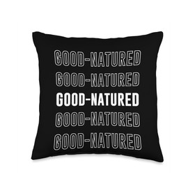 Good-natured Throw Pillow