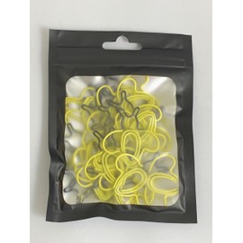 Butler in the Home 25 Count Bee Shaped Yellow & Black Two-Toned Paper Clips Office Gift