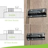 KEZZON Heavy Duty 4-Digit Combination Locking Bolt - Reinforced Zinc