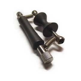 Phoenix One-Touch Guitar Capotasto [Type Glider the Rolling Capo] Cleaning Fiber Cloth / Manufacturer Warranty Card (Set of 3) Black