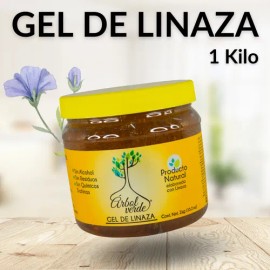 Gel fijador de linaza para peinar 1 Kg Árbol Verde Natural