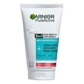 Gel Limpiador Facial 3 En 1 Garnier Pure Active - 150ml