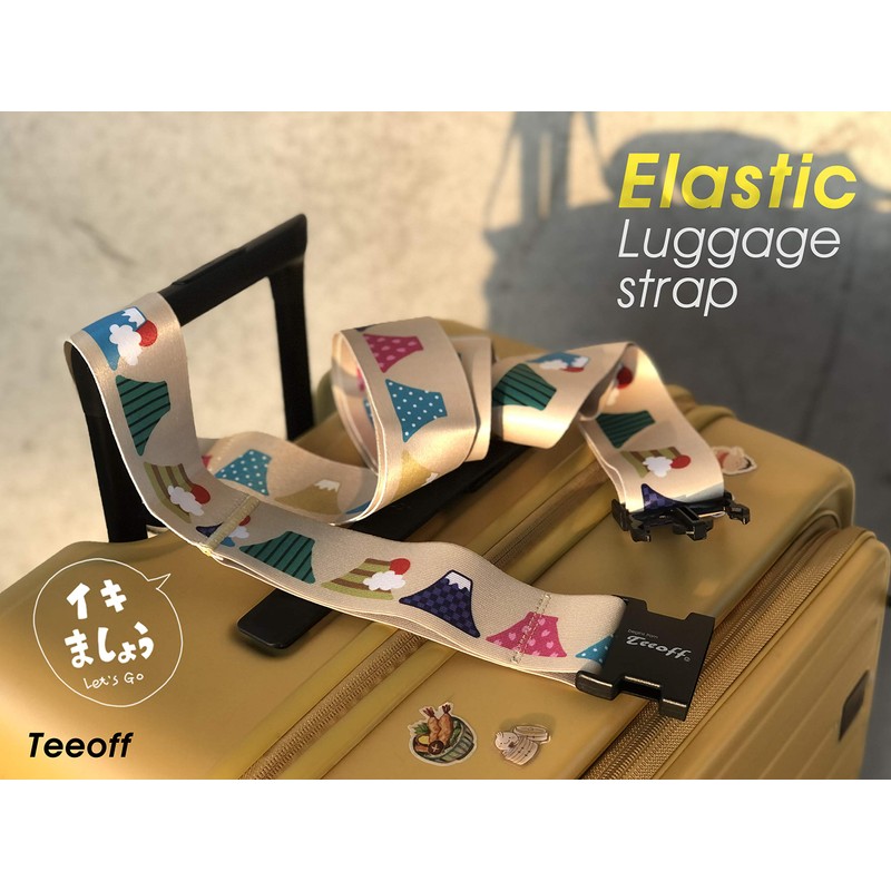 Teeoff Luggage Straps Suitcase Belts 荷物ストラップスーツケースベルトトラベルバッグアクセサリー調節可能な220CM (Volcanic)