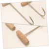 Levemolo 2pcs T-Hook Meat Processing Tool Butcher Hook for Butcher
