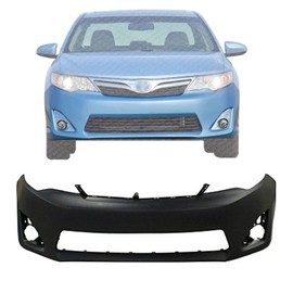 US AUTO PARTS PLUS New Front Bumper Primed For 2012-2014 Toyota Camry Direct Replacement TO1000378 5211906974