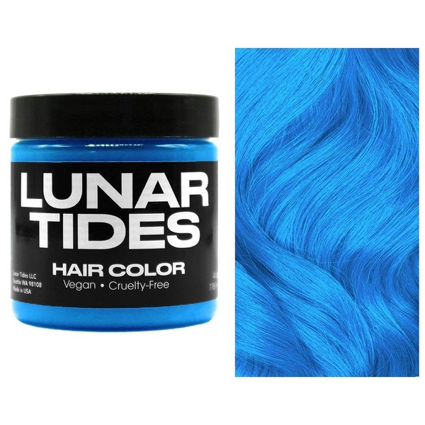 Lunar Tides Semi-Permanent Hair Dye Cyan Sky Blue