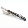 Swank T0140 Baseball Bat Tie Bar (Black with Ball), Brass,