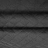 LUXTON Pack of 2 Quilted European Pillowcase Charcoal Grey 65x65