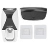 Toothpaste Dispenser Toothpaste Dispenser Black Abs Wall Mounted Toothbrush Toothpaste