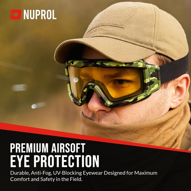 Nuprol - Defence Pro's EN166 Rated Protective Eyewear (Clear|Black)