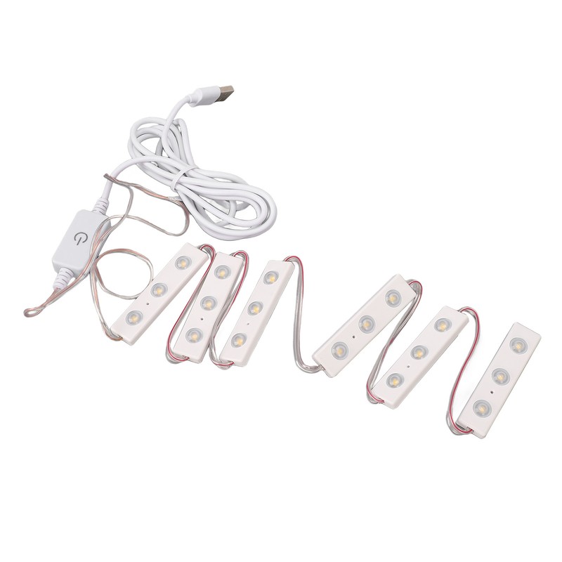 LED Makeup Mirror Light Adjustable Brightness USB Plug in DIY