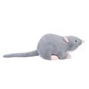 Plush Mouse Toy Funny High Simulation Gray Stuffed Mouse Animal