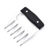 2 Pack Stainless Steel Meat Shredder Bear Claws with Plastic