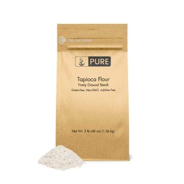 Pure Original Ingredients Tapioca Starch (3 lb) Gluten-Free, Non-GMO, Kitchen Staple, Tapioca Flour