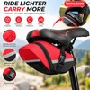 Nylon Bicycle Saddle Bag for Cycling Storage – Waterproof Rear
