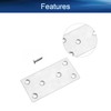 Yinpecly Corner Brace 1 PCS Flat Fixed Straight Bracket Repair