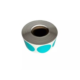 Labels and More 1" Round Teal Color coded Circular Inventory Dots Labels Stickers 1000