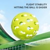 XILOMG .Outdoor Pickleball Balls 12 Pack - 3.3mm Polymer Construction