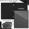 Henoyso 18 Pcs Plastic Folder with Clear Front Pocket and