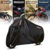 BIHEE Motorcycle Tarpaulin Outdoor Motorcycle Cover Scratch-Resistant Waterproof 190T Oxford