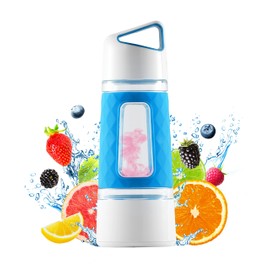 Fruit Infuser Water Bottle by Fruition - Instant Infusion Basket for Fruit and Tea - Durable, Leak Proof, 20oz Capacity, BPA Free