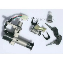 FANCY SCOOTERS LANCE MILAN ZNEN IGNITION SWITCH KEY LOCK SET ZN150T-F 150CC GY6 150 SCOOTER