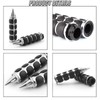 DREAMIZER Universal 1" (25mm) Chrome Spiked Head Motorcycle Hand Grips
