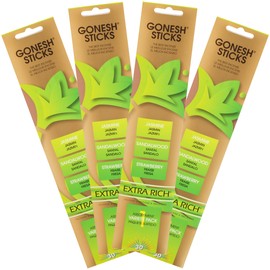 Gonesh Extra Rich Variety #1 Incense - 4 Pack