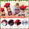 Geyoga 4 Sets Christmas Kids Apron and Chef Hat with