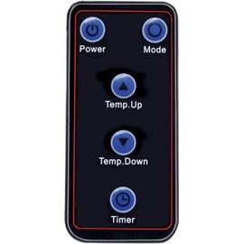 Comfort Zone 16” Electric Infrared Quartz Wood Cabinet Space Heater Replacement Remote, Heater Not Included, Ideal for Replacing Worn or Damaged Remotes, Compatible with CZ2032/CZ2062 Series Heaters