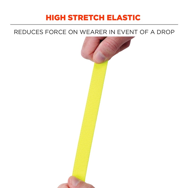 Lanyard with Clamp End, Easily Attaches to Hard Hat, Tools,