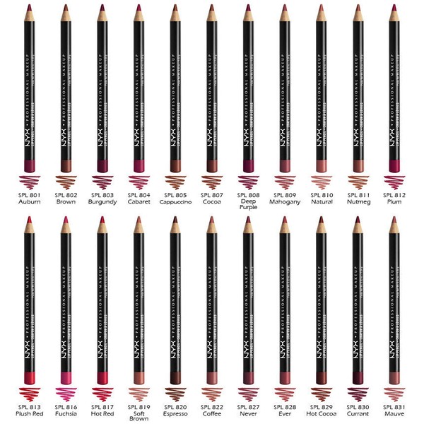42 NYX Slim Lip Pencil / Lip Liner - SPL " 42 color Full Set " *Joy's cosmetics*
