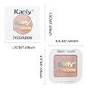 FeiCuiYun Monochrome Glittler Pressed Eyeshadow, Champagne Shimmer eyeshadow, Pigmented Waterproof