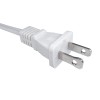 Musunpara 2 Foot Extension Cord Small White Extension Cord for