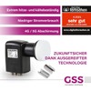 GSS Quattro LNB Suitable for Multiswitch with LTE Filter -